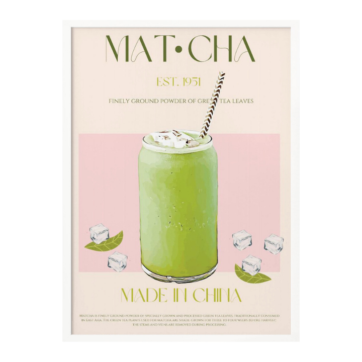 Cuadro "Chilled Matcha Drink"