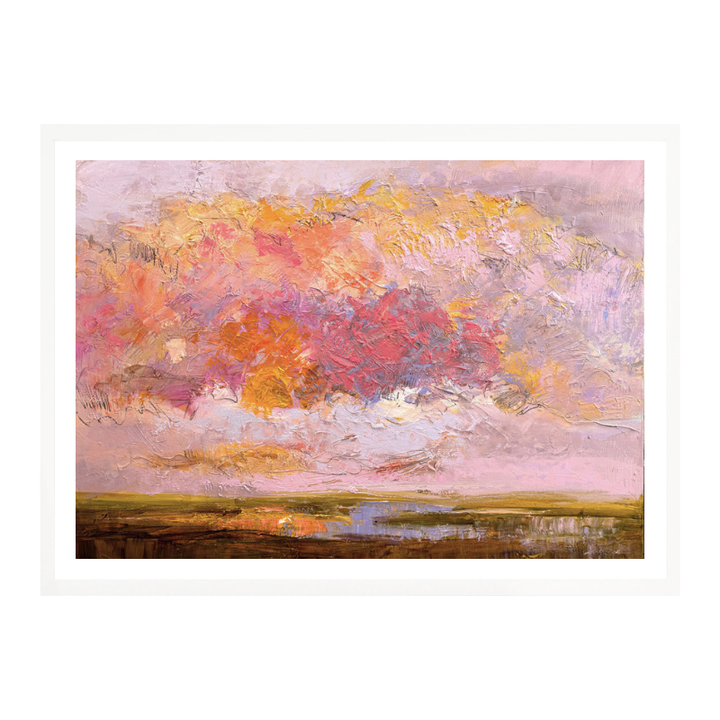 Cuadro "Vibrant Pink Horizon"