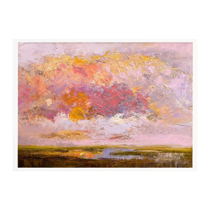 Cuadro "Vibrant Pink Horizon"