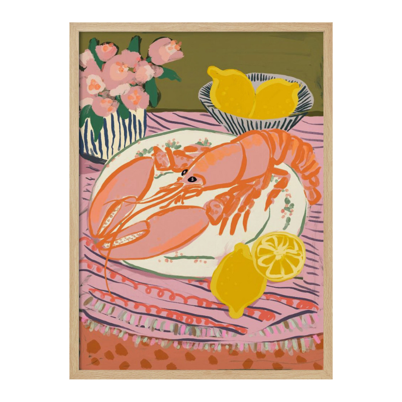 Cuadro "Vibrant Lobster"