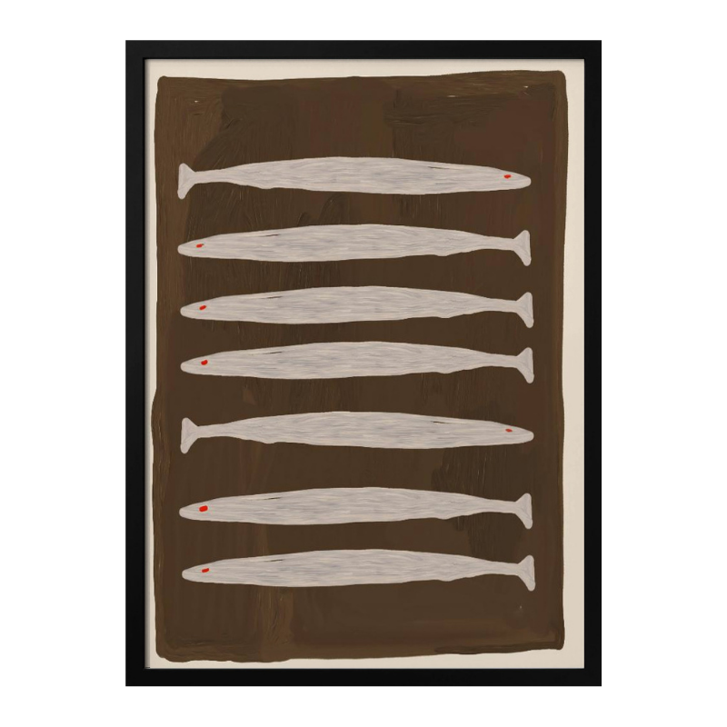 Cuadro "Seven White Fish Pattern"
