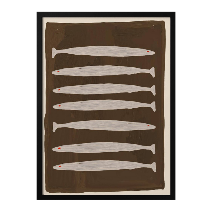 Cuadro "Seven White Fish Pattern"
