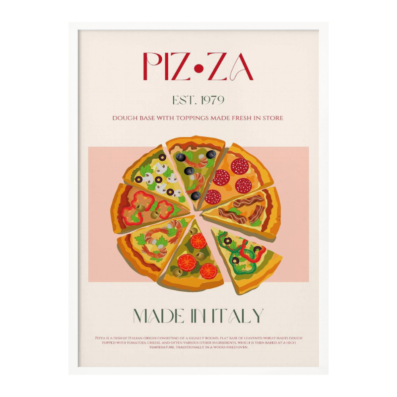 Cuadro "Slices of Italy"