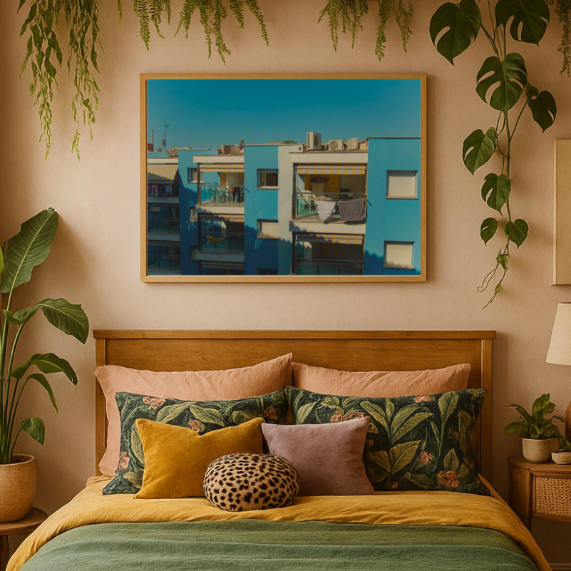 Cuadro "Verano azul"