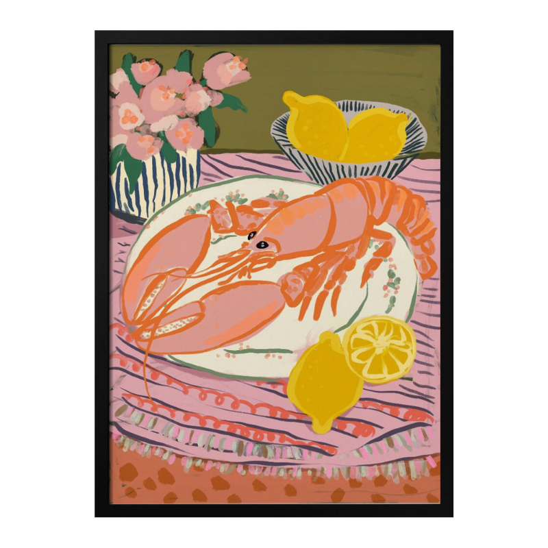 Cuadro "Vibrant Lobster"