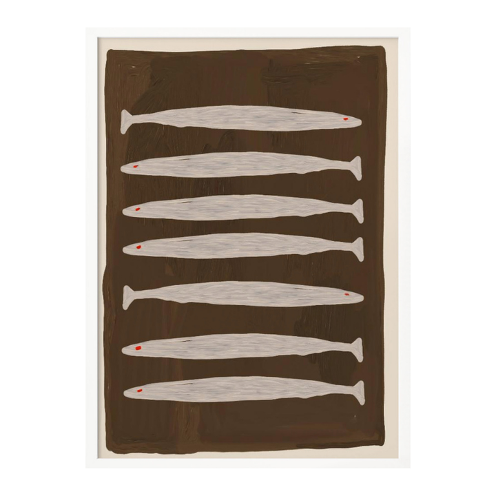 Cuadro "Seven White Fish Pattern"
