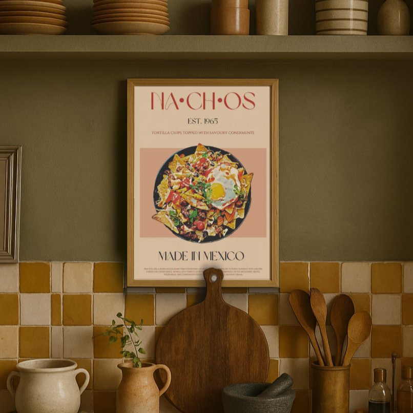 Cuadro "Colorful Mexican Nachos"