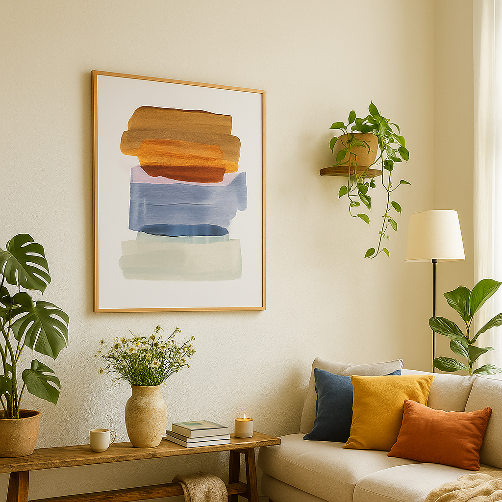 Cuadro "Abstract Brush Strokes 49 A1"