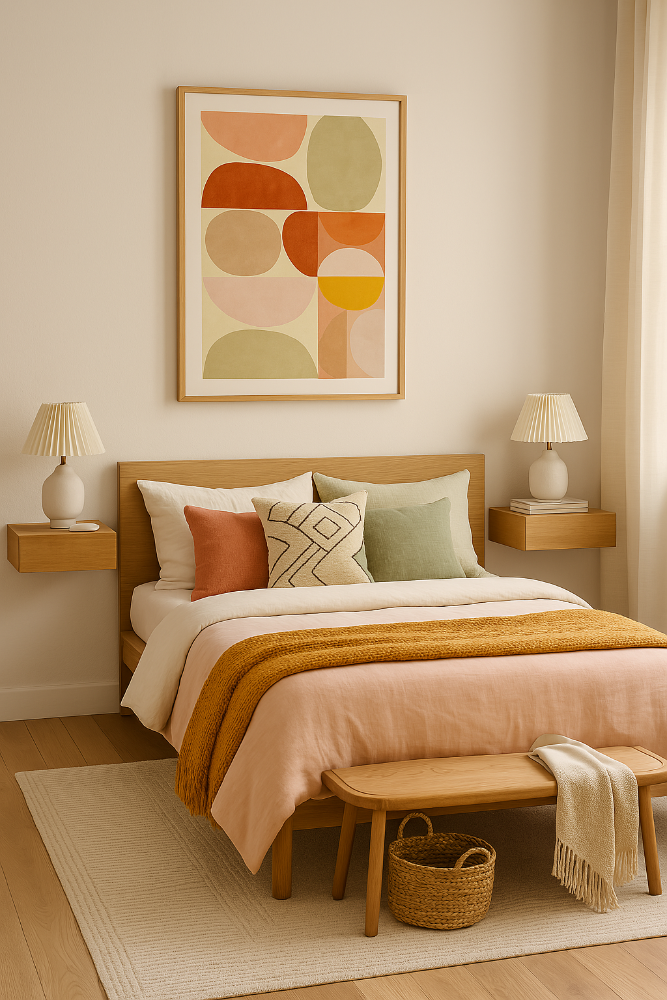 Cuadro "Pastel Geometry"