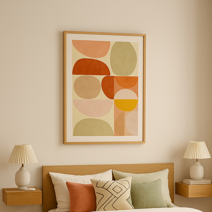 Cuadro "Pastel Geometry"