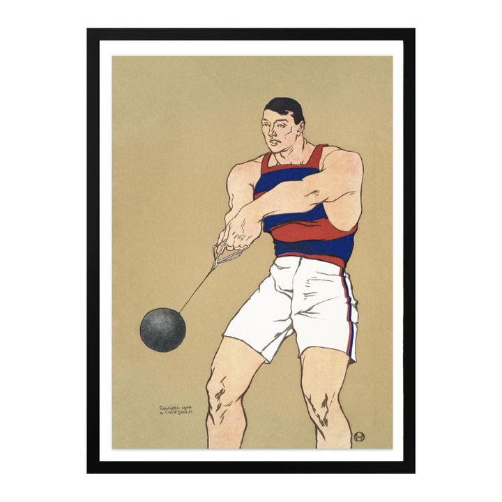 Hammer Throw Art Print