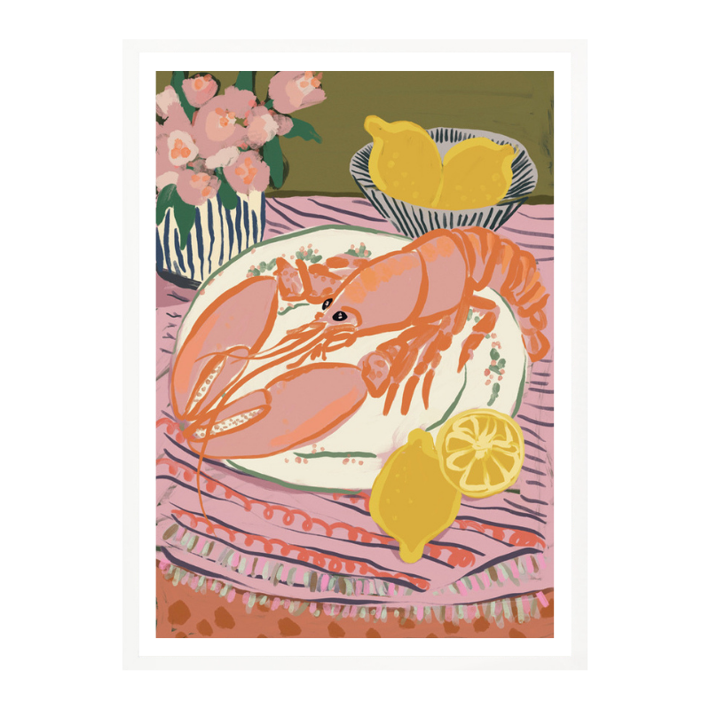 Cuadro "Vibrant Lobster"