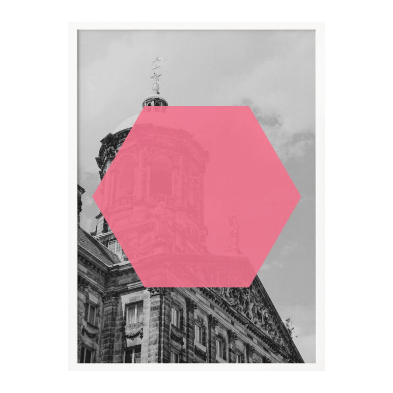 Historic Pink Art Print