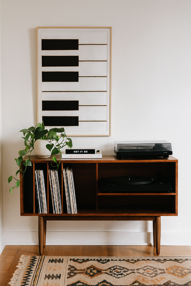 Cuadro "Black and gold piano"