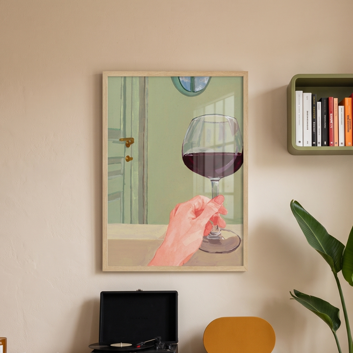Cuadro "Relaxing Wine Moment"