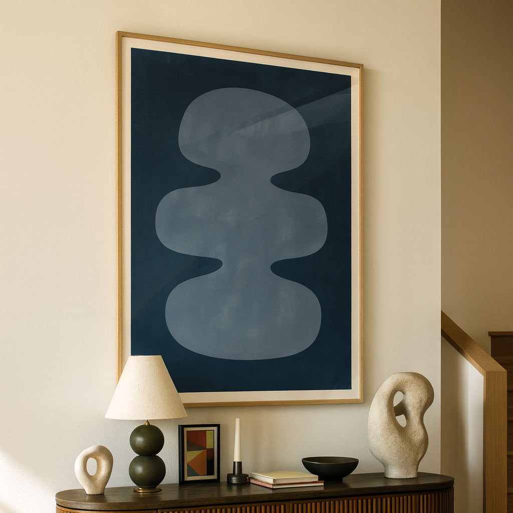 Cuadro "Blue ripples"