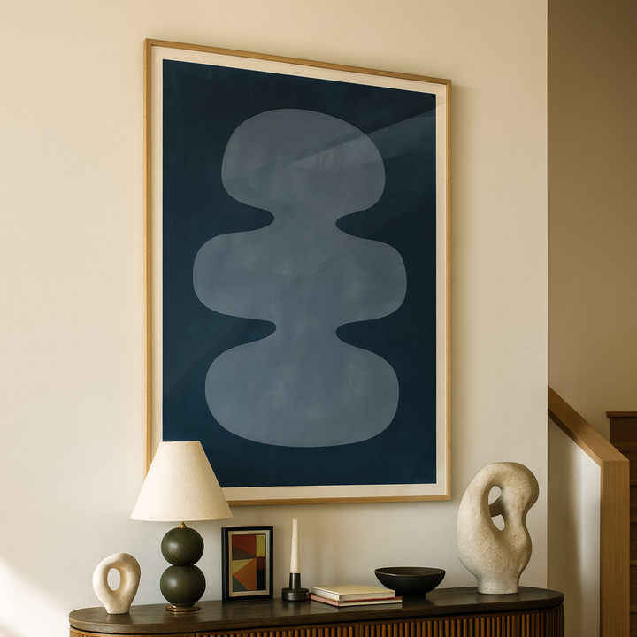 Cuadro "Blue ripples"