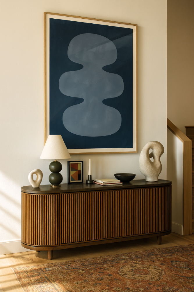 Cuadro "Blue ripples"