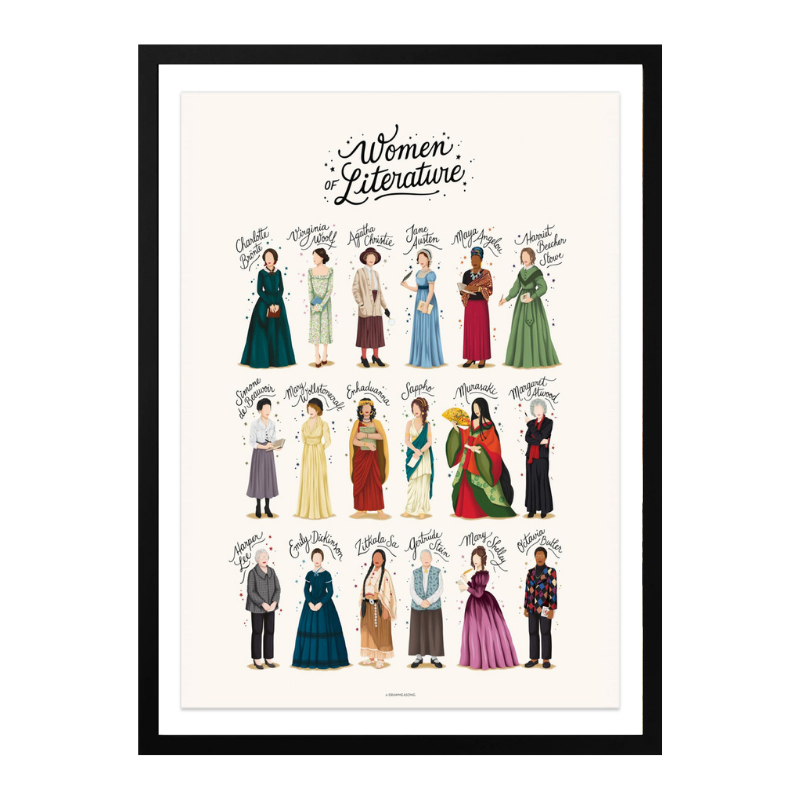 Women of Literature Art Print