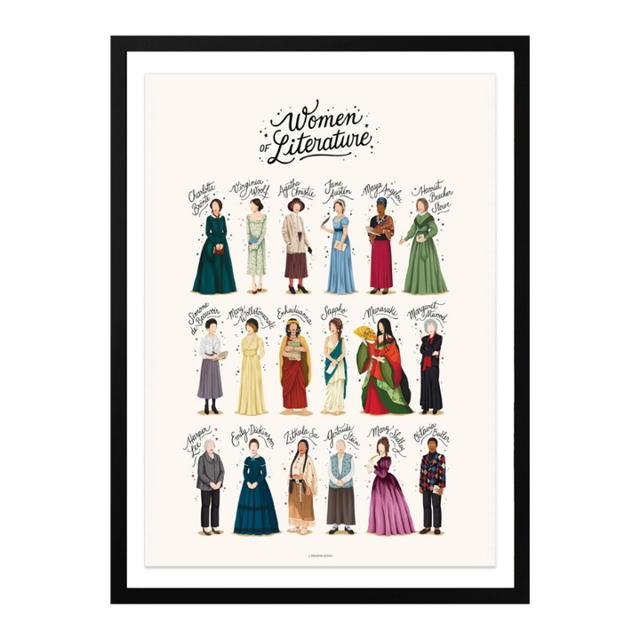 Women of Literature Art Print