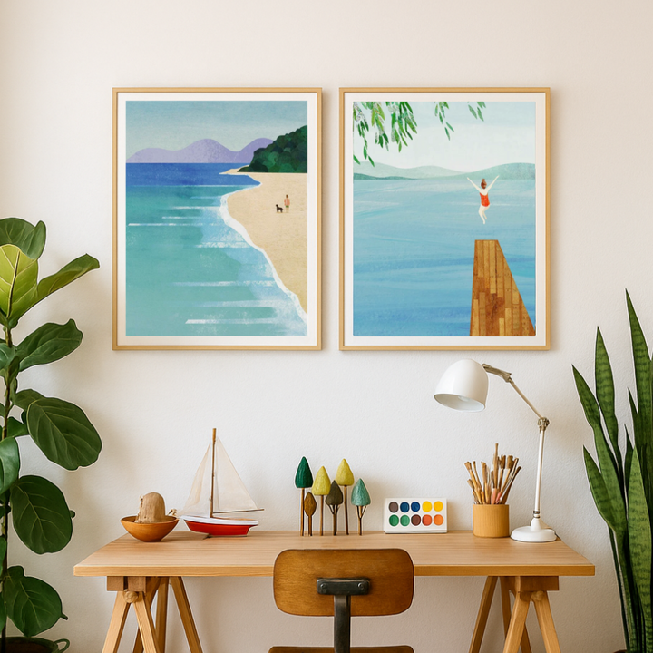 Cuadro "Beach Girl III"