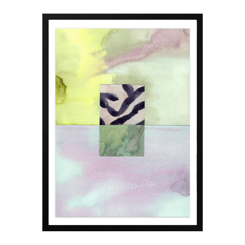 Watercolor abstract composition 8 Art Print