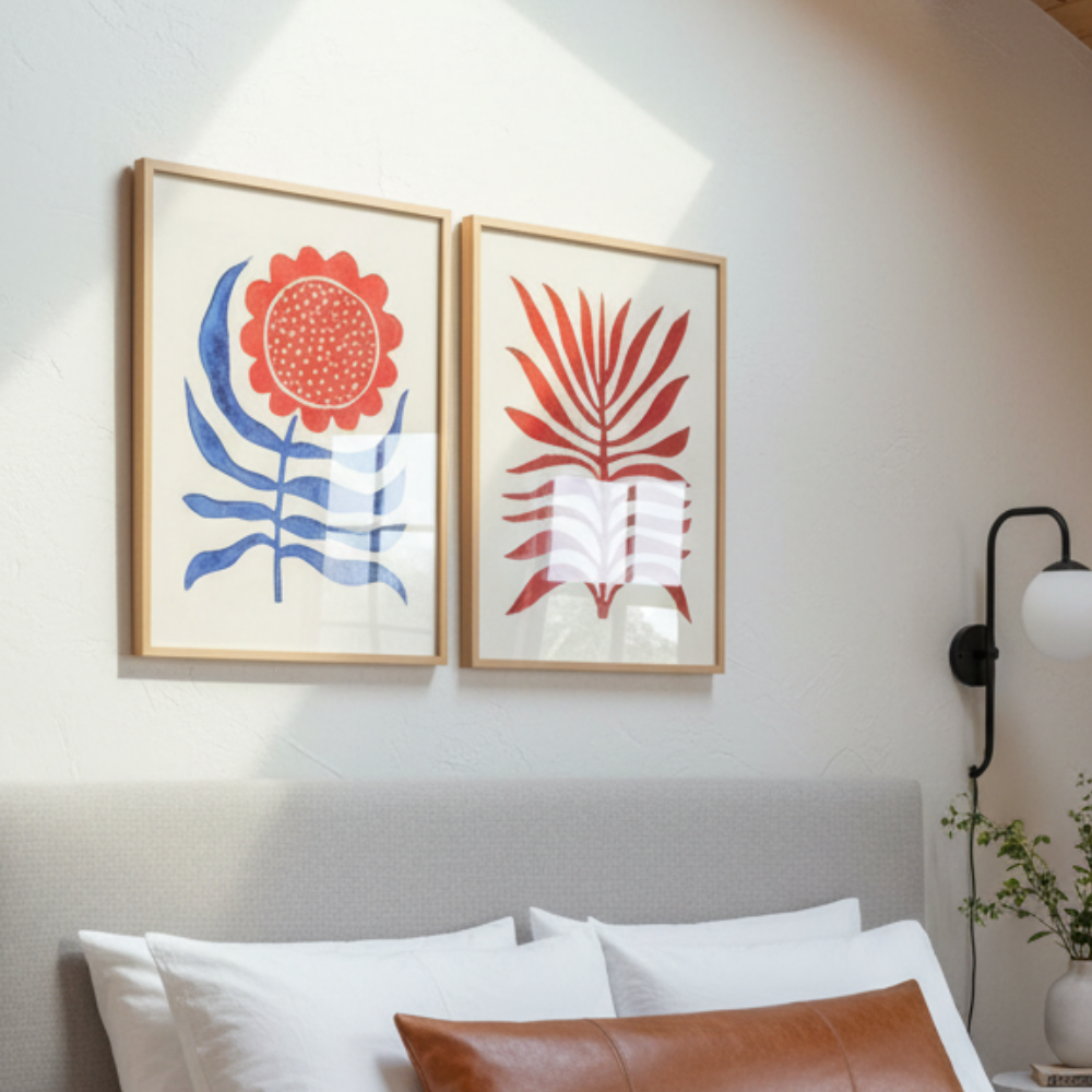 Cuadro "Red Branch / Lino"