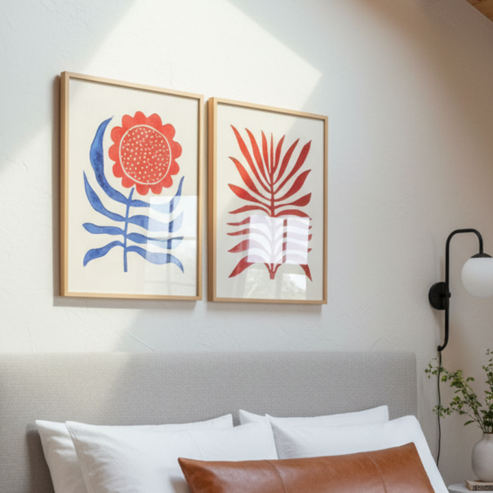 Cuadro "Red Branch / Lino"