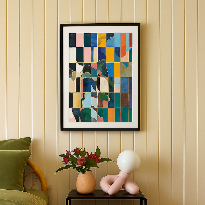 Cuadro "Luxe Checkerboard"