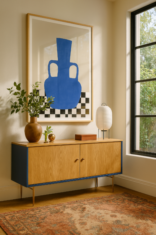 Cuadro "Blue vase"