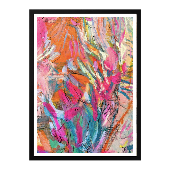 Cuadro "Pink abstract petals"