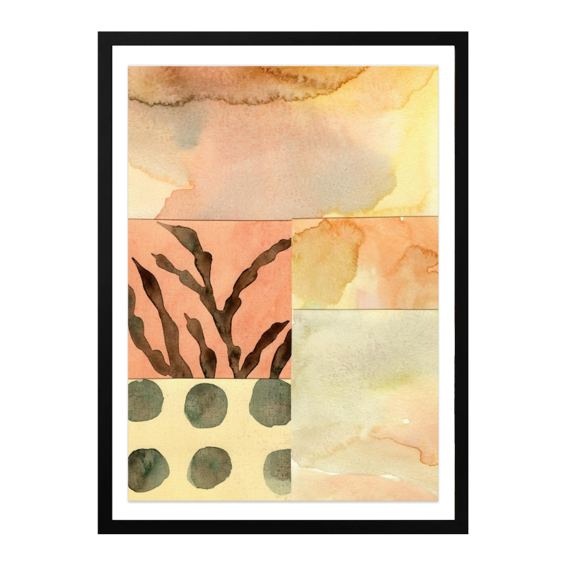 Watercolor abstract composition 9 Art Print