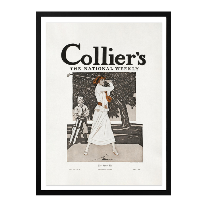 Collier´s, the National Weekly, the First Tee (1912) Art Print