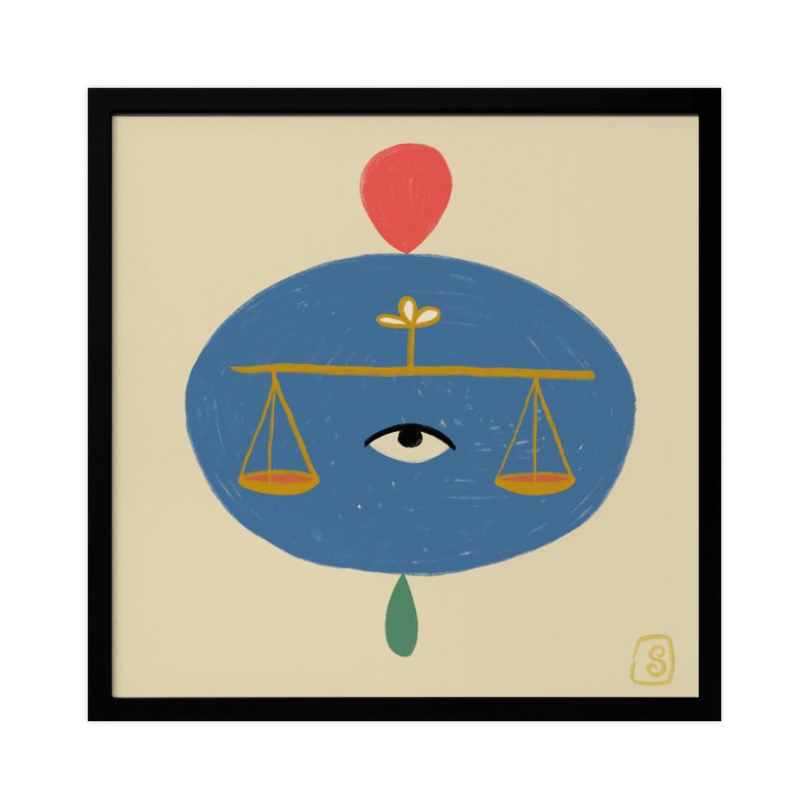 Cuadro "Libra"
