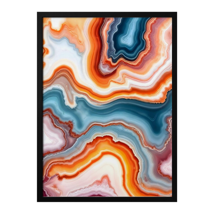 Serenity Agate Art Print