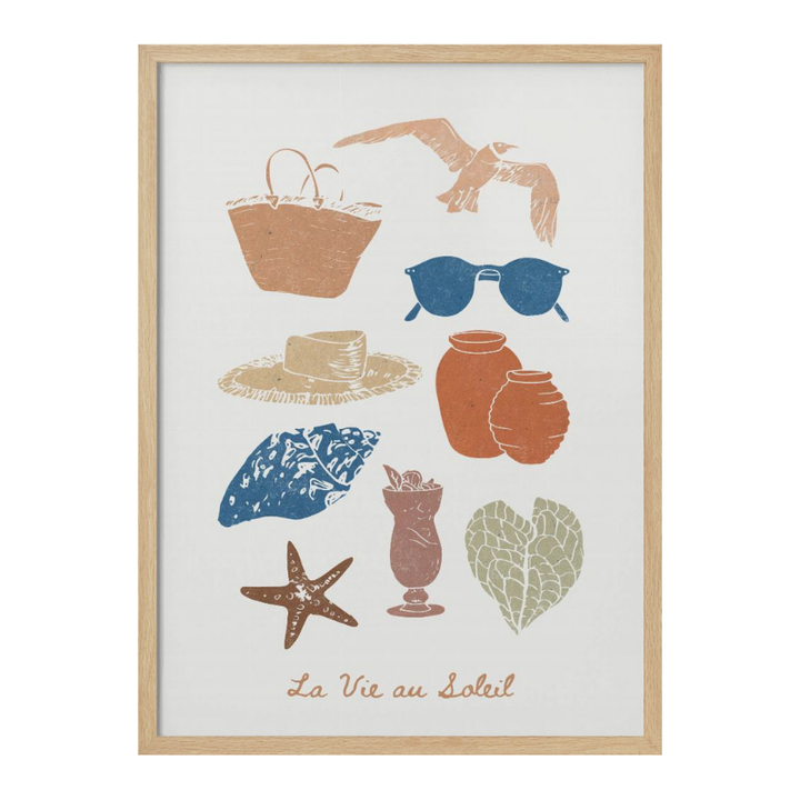 Cuadro "Coastal Summer Essentials"