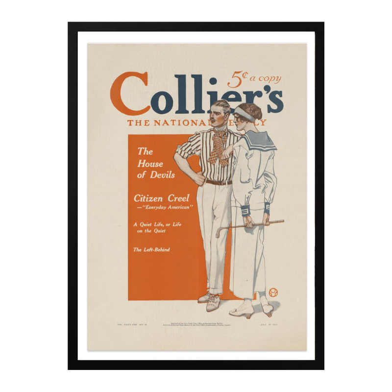 Collier´s The National. The House of Devils Art Print