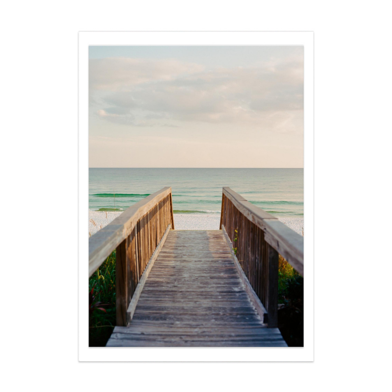 Pastel Ocean Sunset VIII Art Print