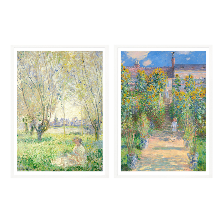 Set de cuadros "Impressionist Gardens"