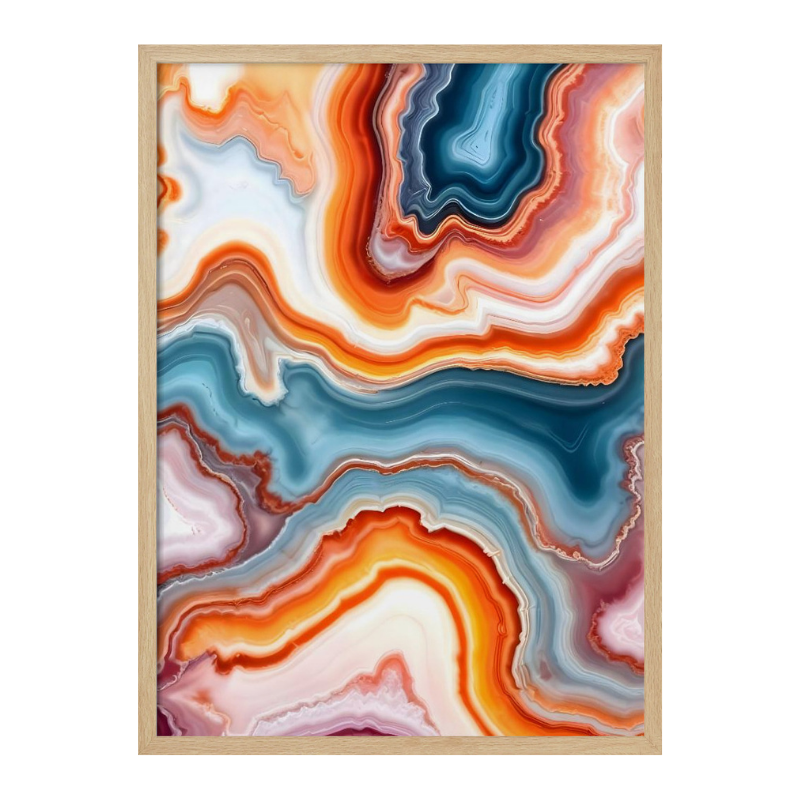 Serenity Agate Art Print