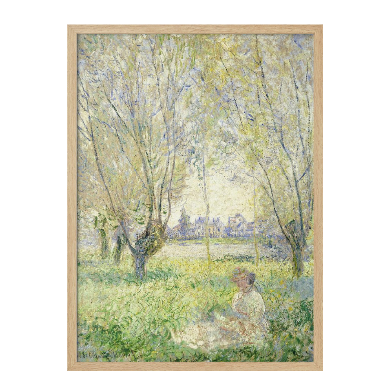 Cuadro "Woman Seated Under the Willows (1880)"