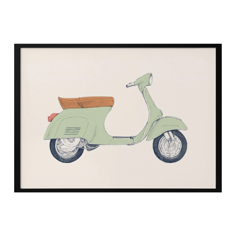 Vespa Print Art Print