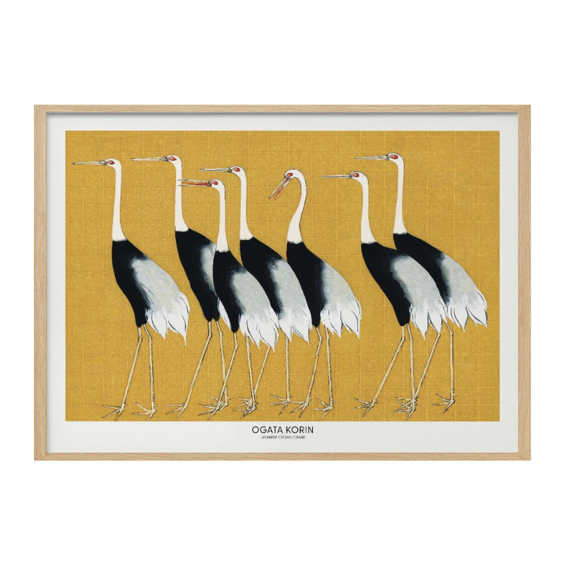 Cuadro "Japanese Red Crown Crane"