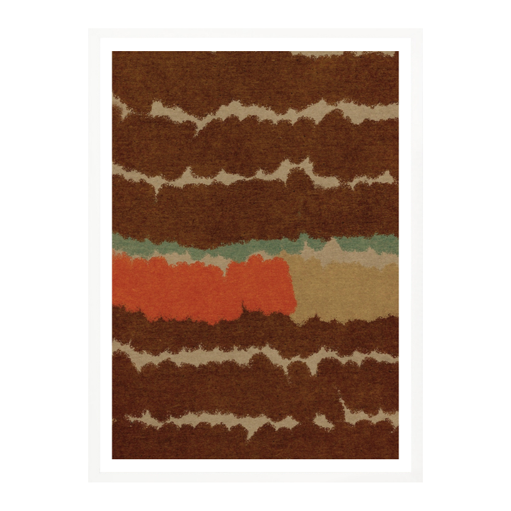 Cuadro "Earthy Stripe Abstract"