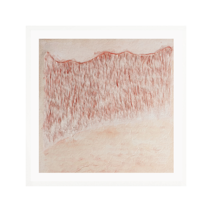 Cuadro "Crimson Wavescape"