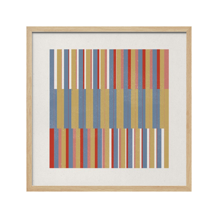 Cuadro "Geometric Color Blocks"