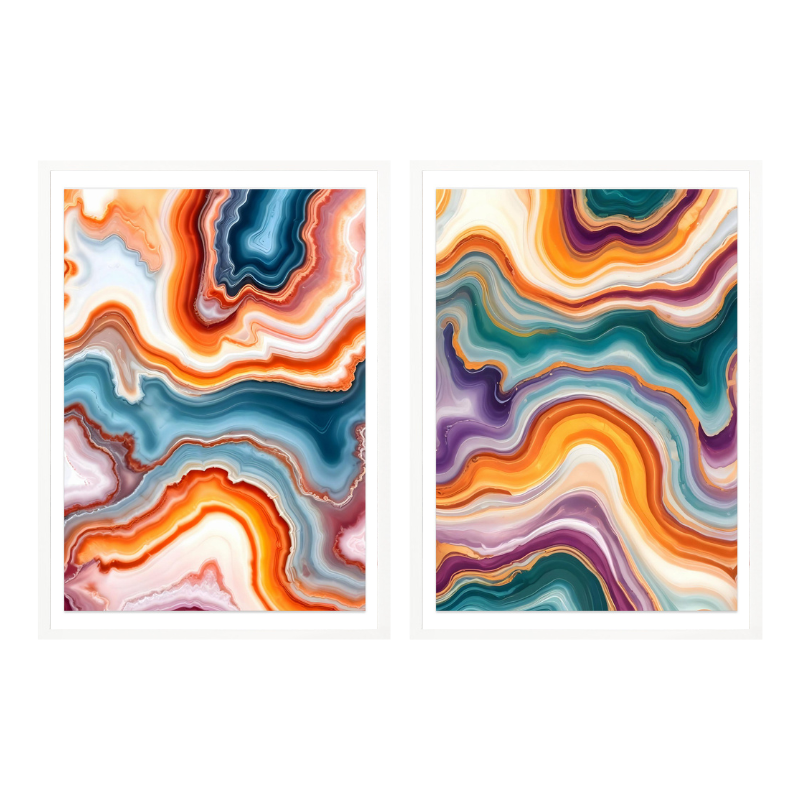 Set "Elegancia mineral" Art Prints