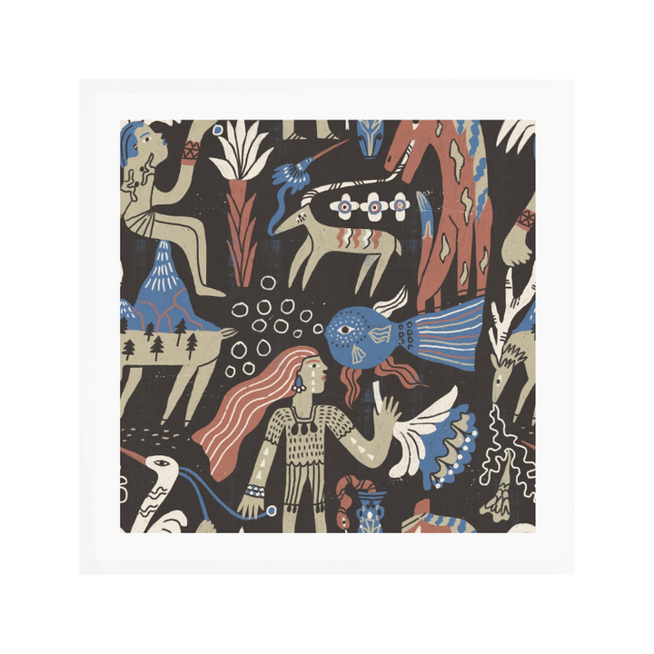 Cuadro "Mystical Folk Art Creatures"