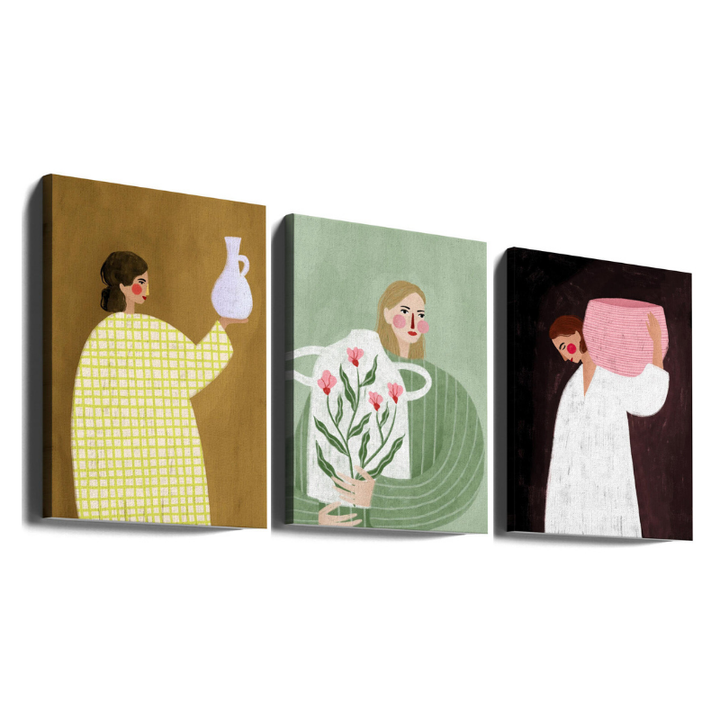 Set de cuadros "Vessel Women"