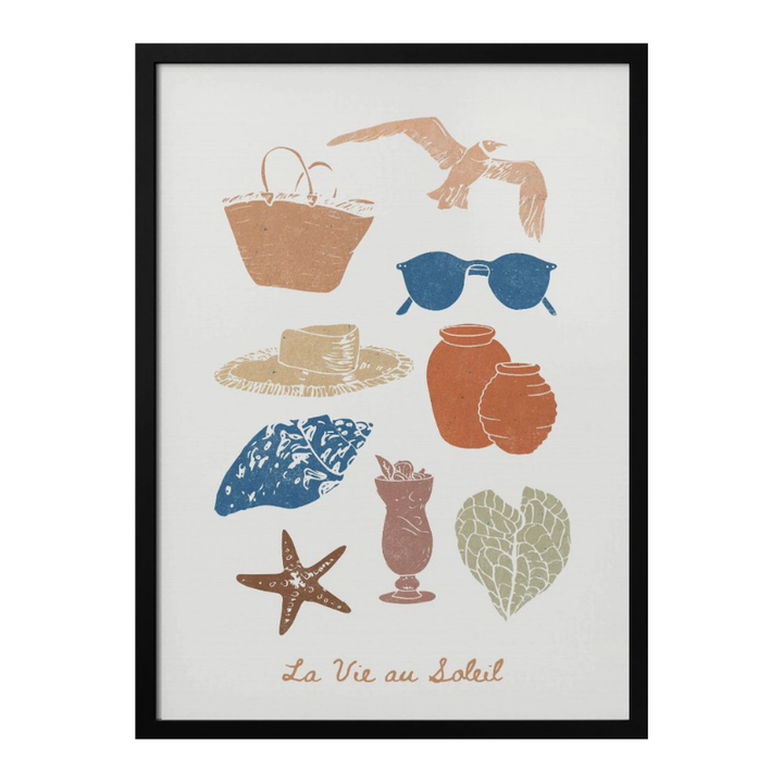 Cuadro "Coastal Summer Essentials"
